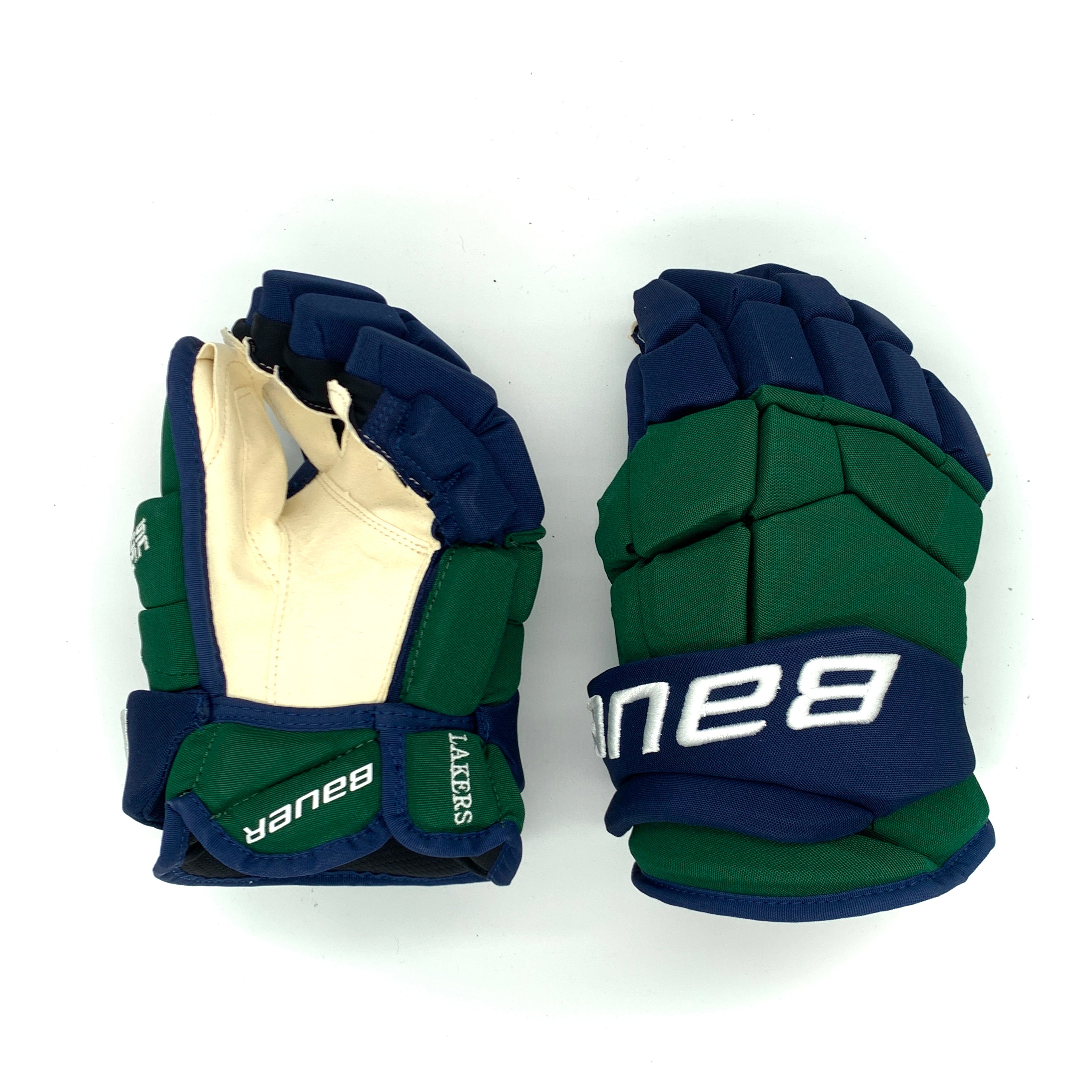 Bauer Supreme Ultrasonic - Gant NCAA Pro Stock (Vert/Bleu)